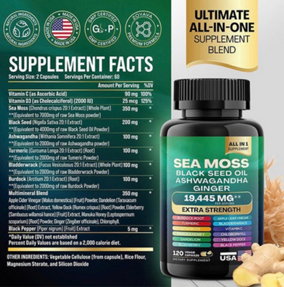 Suplemento Natural Sea Moss